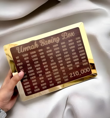 Umrah Saving Box – Box For Umrah Saving