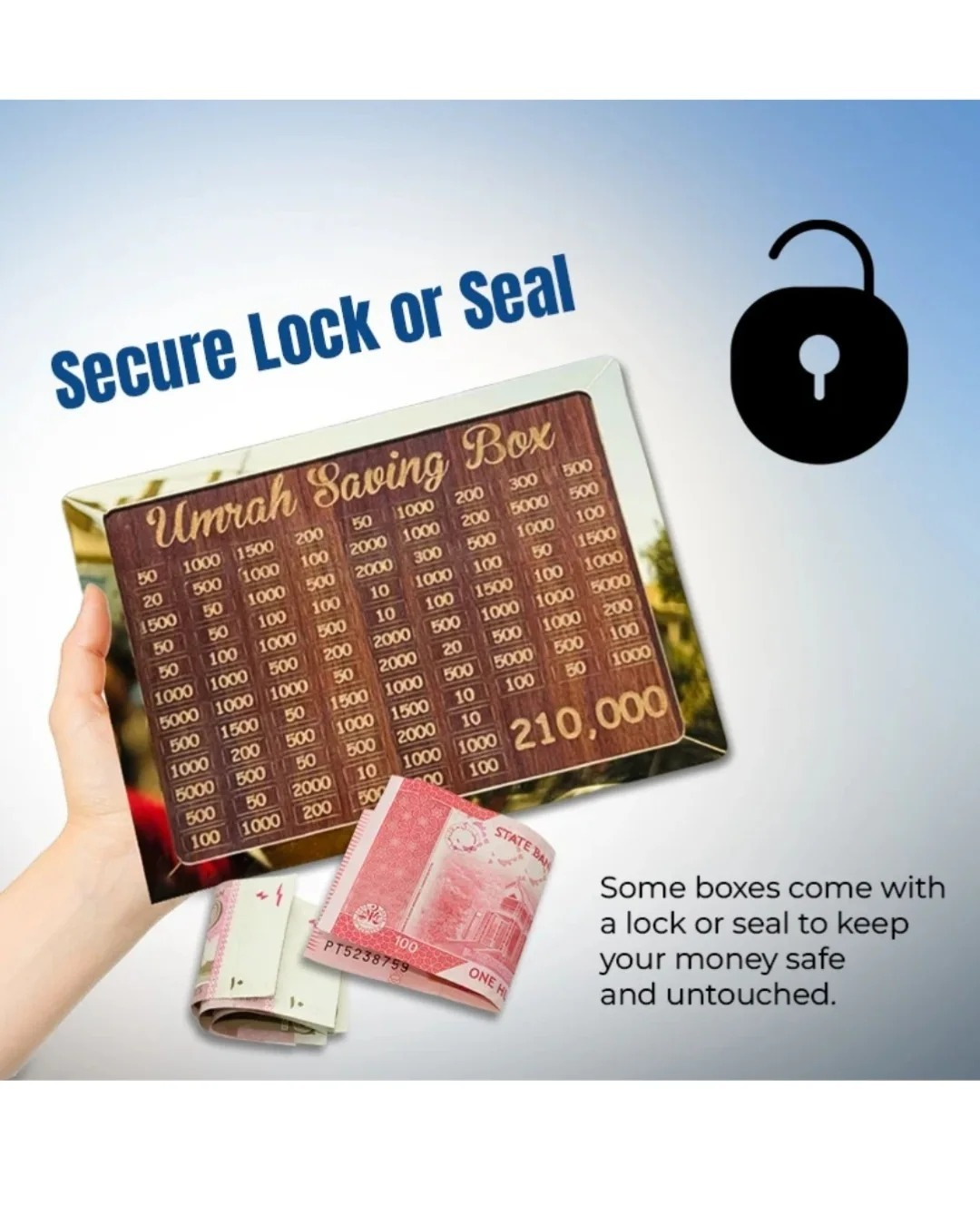 Umrah Saving Box – Box For Umrah Saving