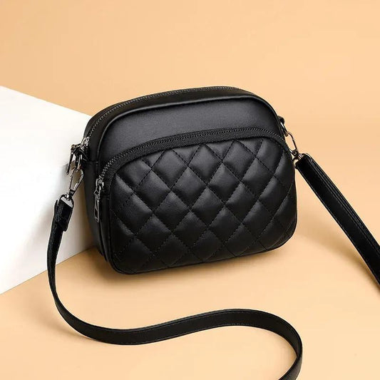 Women's Embroidered Crossbody Bag- 1 Pc